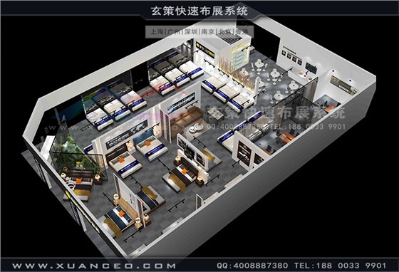 宜奧展臺設計俯視圖